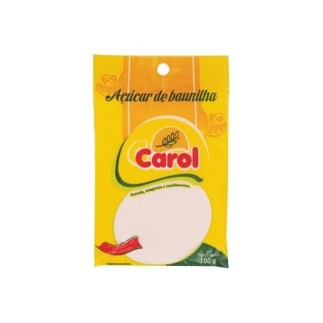 Açúcar de baunilha carol 80 gr