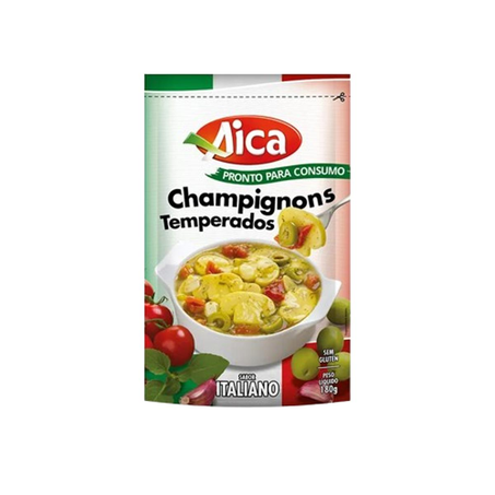 Champignon Aica 180g - Tempero Italiano - Sachê