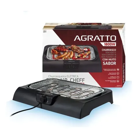 Churrasqueira Eletrica Agratto 127v Grill Mr Cheff 2