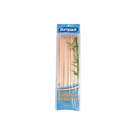 PALITO PARA CHURRASCO DE BAMBU 30CM BOMPACK