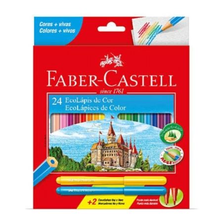 LAPIS DE COR FABER CASTELL C/24 QUALITY