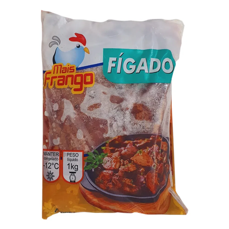 FÍGADO FRANGO MAIS FRANGO CONGELADO PACOTE 1KG