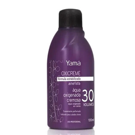 Agua Oxigenada Yama 100ml Creme Ametista 30 Vol