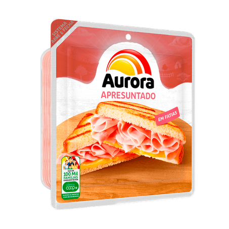 Apresuntado Aurora Fatiado 180g 
 