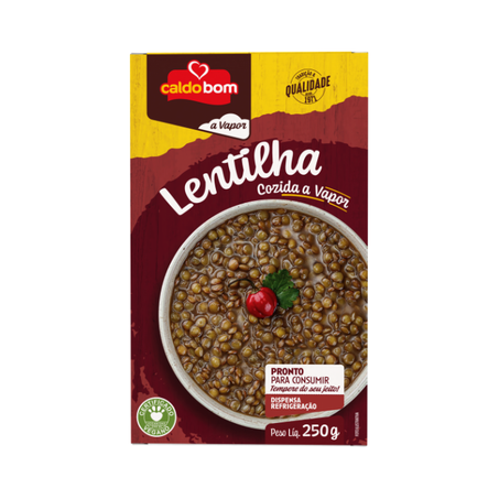 LENTILHA A VAPOR CALDO BOM 250G