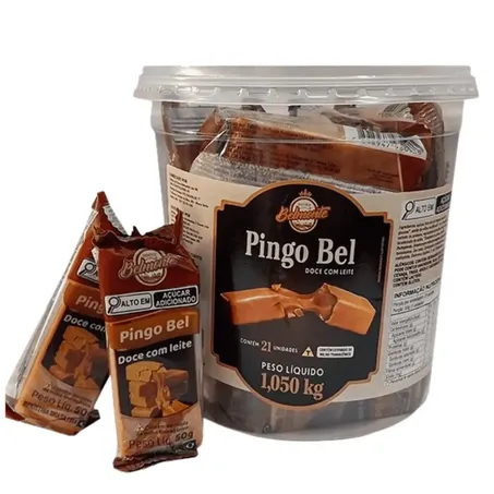 DOCE C/LEITE PINGO BEL DOCES BELMONTE 50 G        