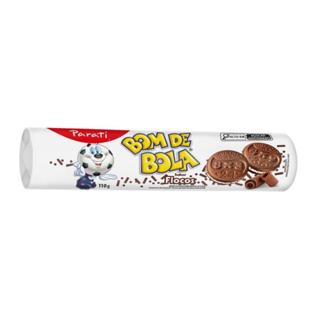 BISC RECH BOM DE BOLA PARATI 110G FLOCOS