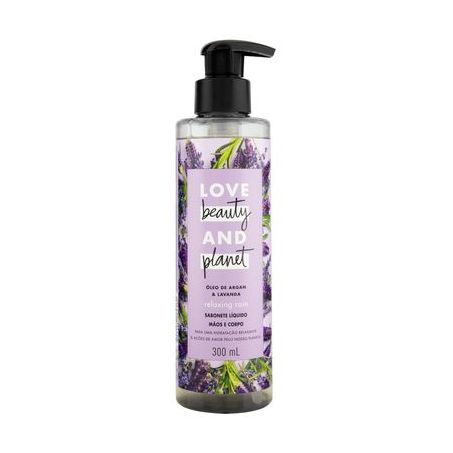 Sabonete líquido Love Beauty Planet 300Ml Relaxing Rain