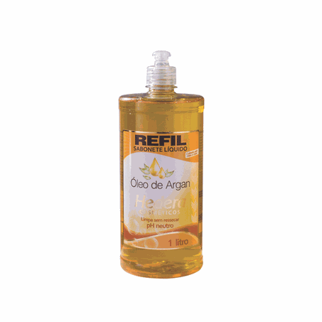 SABONETE LÍQUIDO HEDERA 1L ÓLEO DE ARGAN