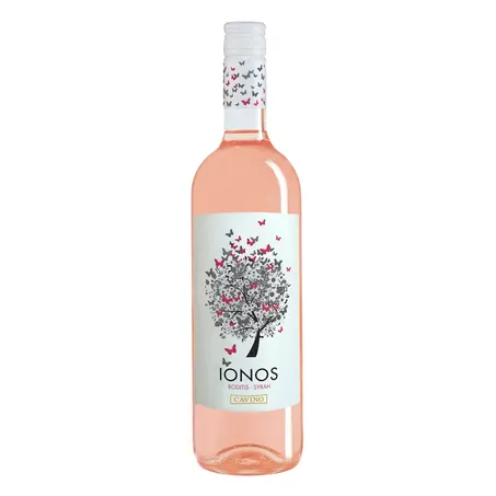 Vinho rose blend syrah/roditis ionos cavino 750ml