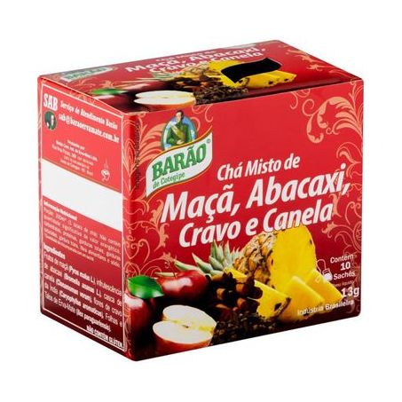 Cha barao 13g maca/abacaxi/cravo/canela