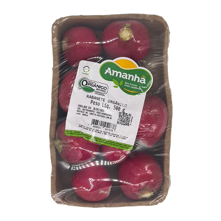 Rabanete Amanhã Orgânico 500g