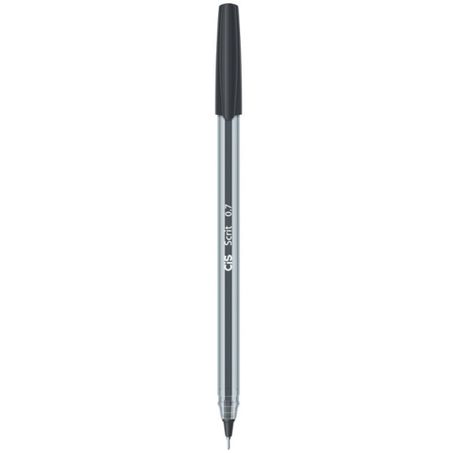 Escolar caneta cis scrity 0.7 preta un