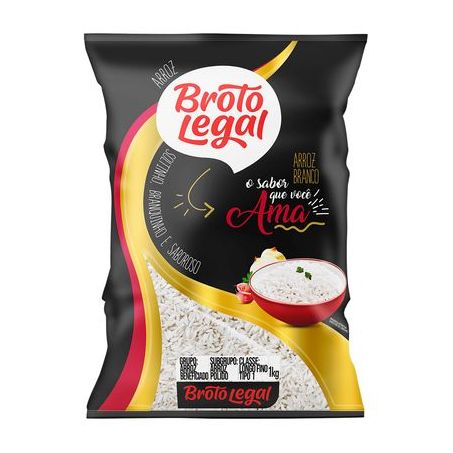 Arroz Tipo 1 Broto Legal Pacote 1KG