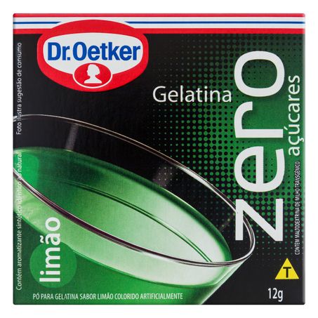 GELATINA EM PÓ LIMÃO ZERO AÇÚCAR DR. OETKER