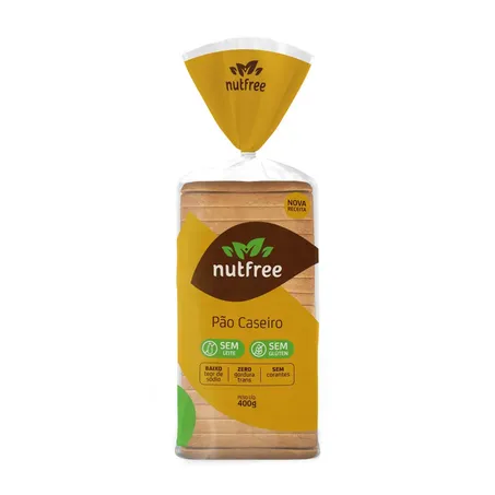 PÃO CASEIRO 400G - NUTFREE