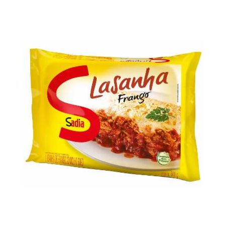 Lasanha sadia frango ao molho sugo 600g