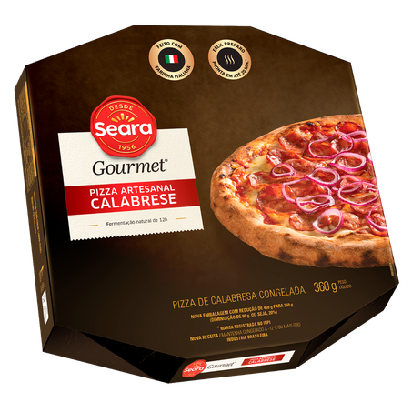 Pizza Seara Gourmet Calabresa 360g