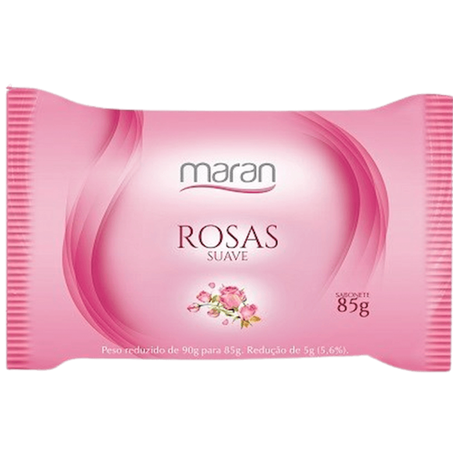 Sabonete barra maran 85g rosas