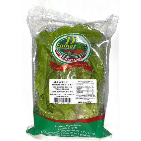 ALFACE LISA D FOLHAS 180G