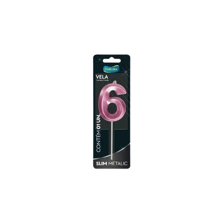 VELA SLIM METALIC PINK N°6 FESTCOLOR              