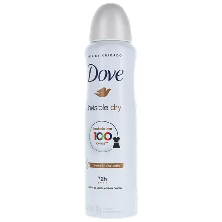 Antitranspirante Aerosol Dove Invisible Dry Violeta e Frésia Branca Frasco Spray 150ml 360-2