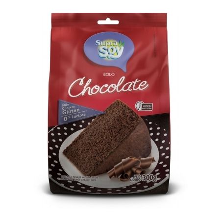 Mistura Bolo Supra Soy Chocolate Sem Gluten 300g 
 
