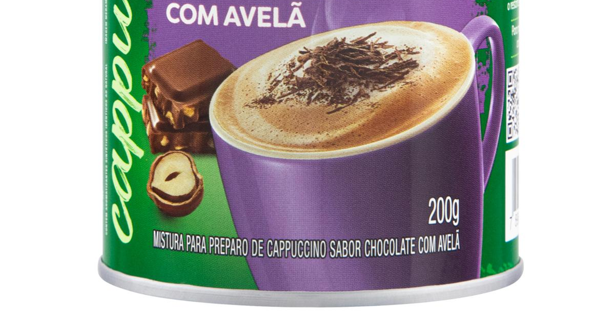 Cappuccino Melitta 200g - Chocolate e Avelã - Lata