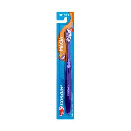 Escova Dental Condor Top Plus Macia Embalagem 1UN