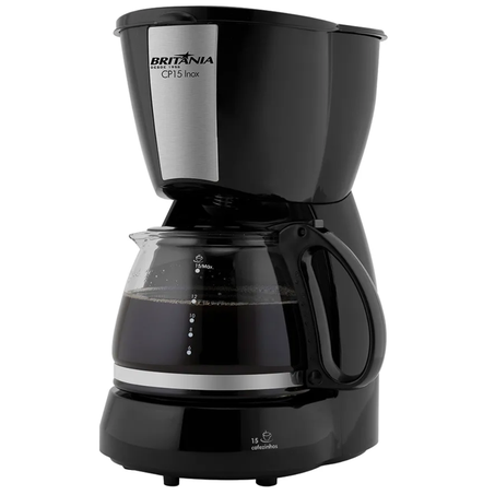 Eletro cafeteira britania cp15 pto inox 220v