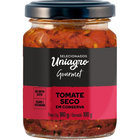 Tomate seco uniagro em conserva 165g