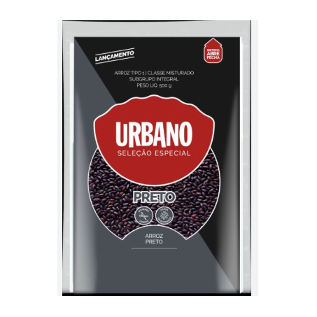 ARROZ URBANO INTEGRAL 500GR PRETO
