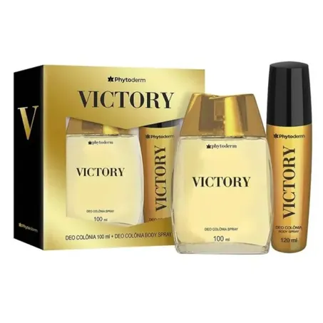 KIT VICTORY PHYT BODY SPRAY 120ML DEO COLON 100ML