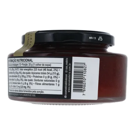 Geleia de Morango com Pimenta Casa Madeira Gourmet Pote de Vidro 240gr 360-22