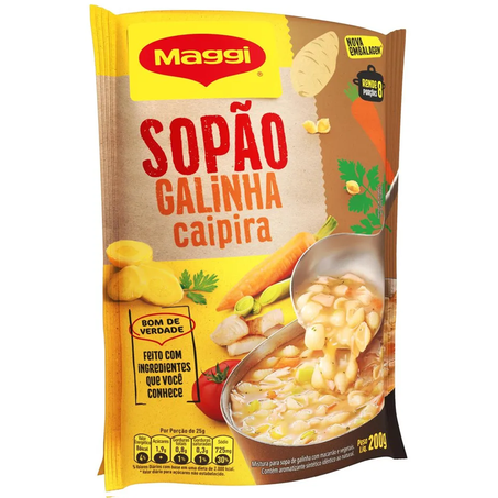 SOPÃO MAGGI SABOR GALINHA CAIPIRA 200G