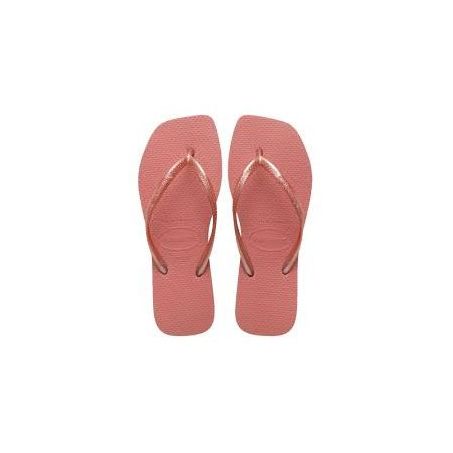 Chinelo havaianas slim square 35/6 canyon clay