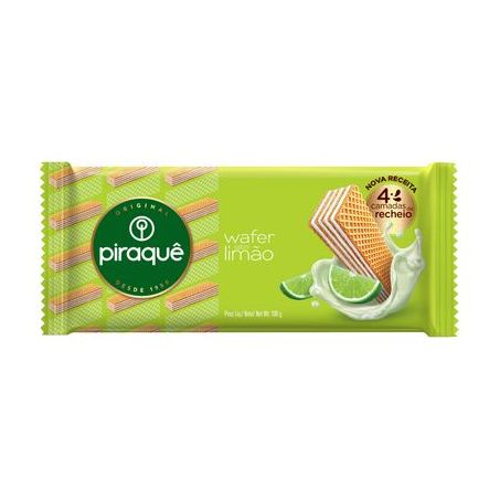 Wafer Piraque Limao 100g