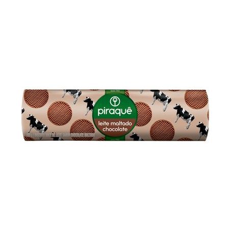 Biscoito Piraquê Leite Maltado Chocolate Crocante 160G