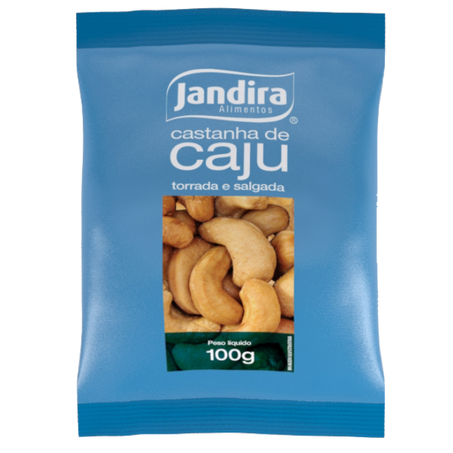 Castanha De Caju Jandira 100g Torrada/Salgada