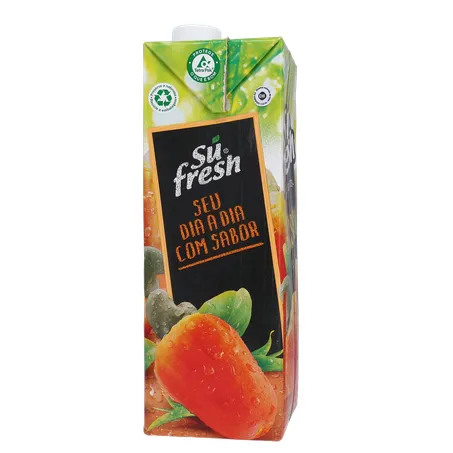 Bebida de Fruta Adoçada Su Fresh Caju Caixa com Tampa 1lt 360-10