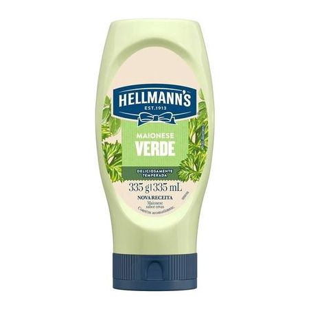Maionese hellmanns verde 335g bisnaga