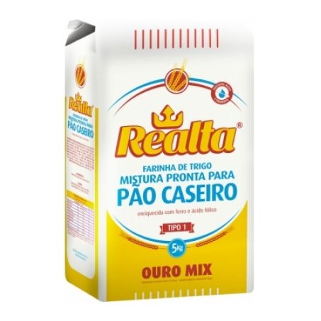 Farinha mistura realta pão caseiro 5kg