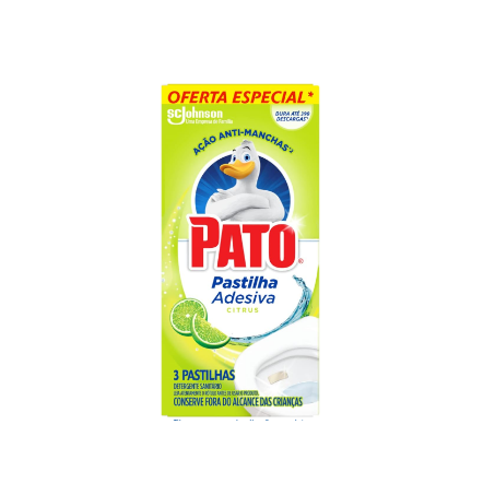 PASTILHA ADESIVA PATO CITRUS 3UN
