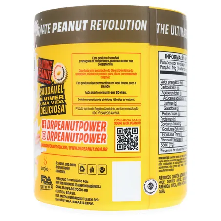 Pasta de Amendoim Dr Peanut Leite em Pó 600G 360-15