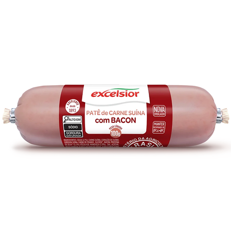 PATÊ EXCELSIOR BACON 100G