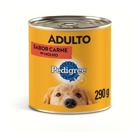 Ração Úmida Para Cães Adultos Pedigree Carne Ao Molho 290G
