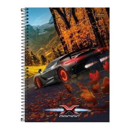 CADERNO TILIBRA  X-RACING 01MT 80F 