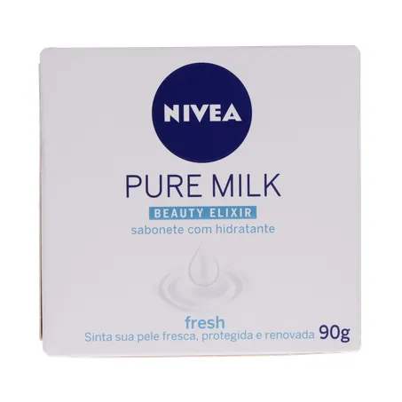 Sabonete nivea hidratante pure milk fresh caixa 90g 360-18