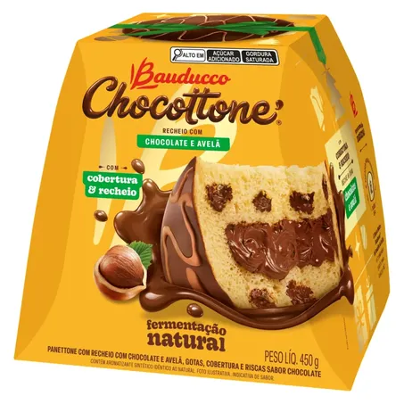 Chocottone Bauducco Maxxi Avelã 450g