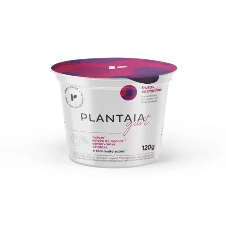 Iogurte Plantaia Frutas Vermelhas 120g